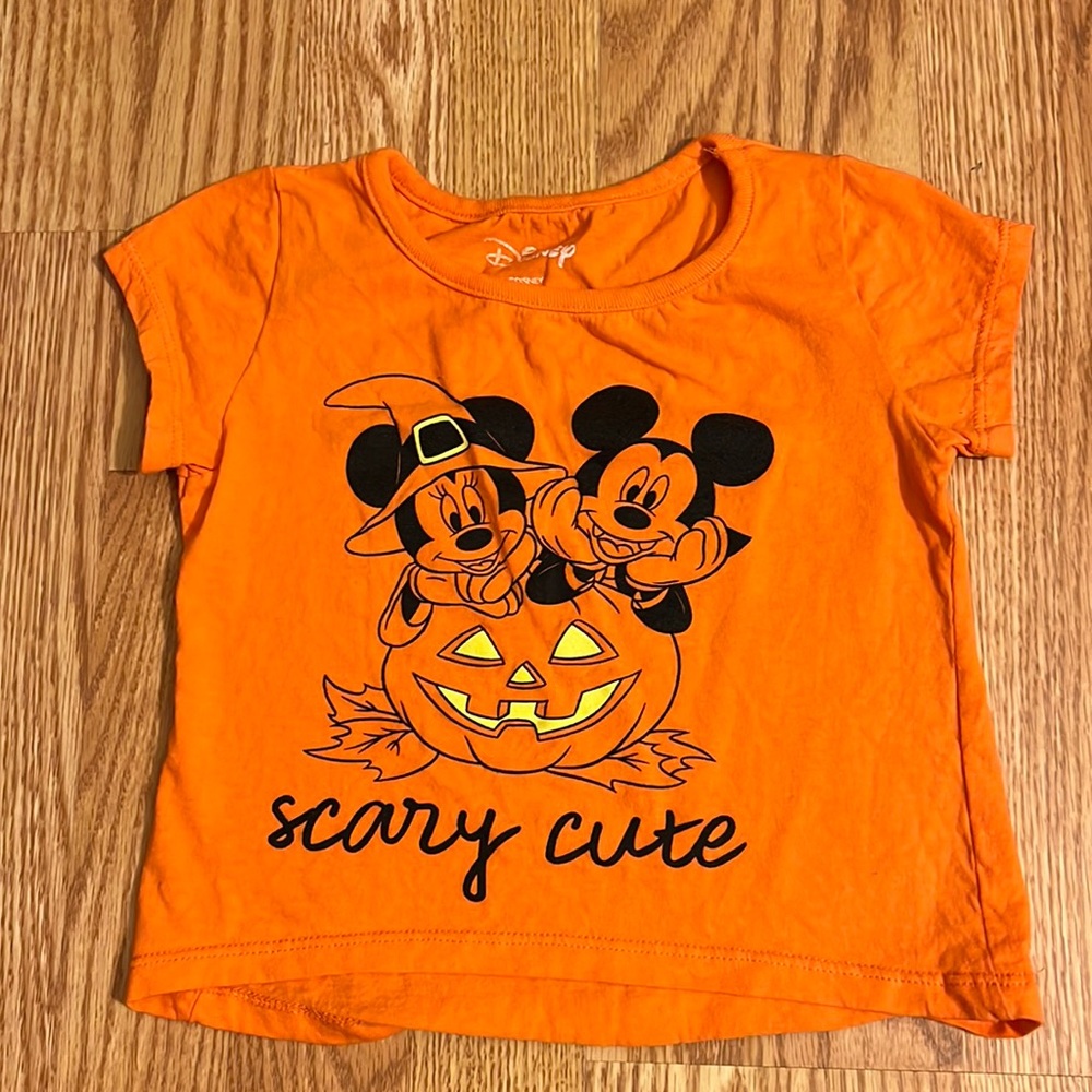 Disney, Toddler Girls, Halloween Tee, 5T